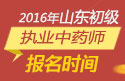 2023年山东执业中药师职称考试报名时间