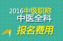 2023年上海中医全科主治医师职称考试报名费用