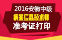 2023年安徽病案信息技术（师）职称考试准考证打印