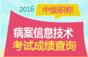 2023年北京病案信息技术中级考试成绩查询