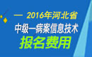 2023年河北病案信息技术中级职称考试报名费用