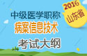 2023年山东病案信息技术中级职称考试大纲