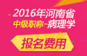 2023年河南病理学主治医师考试报名费用