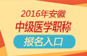 2023年安徽超声波医学主治医师职称考试报名入口